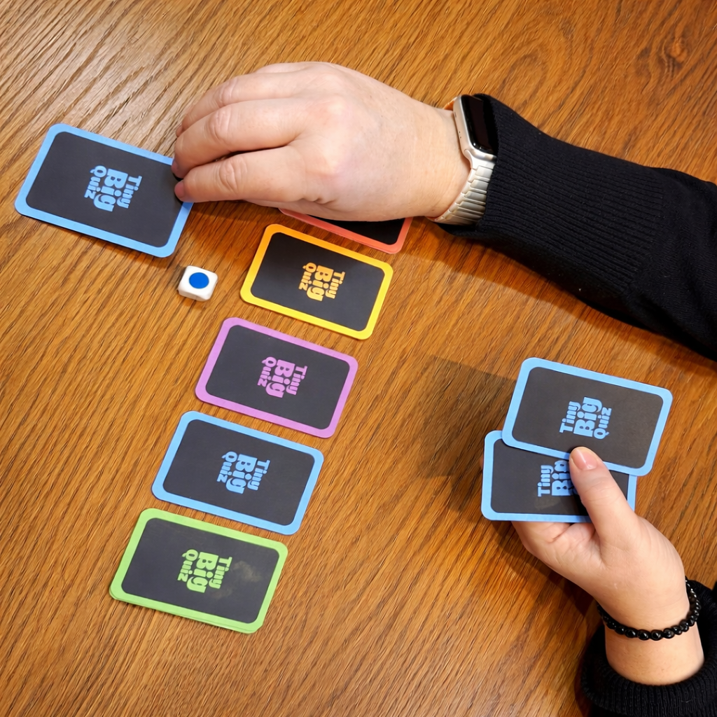 Tiny Big Quiz Trivia Card Game | Travel Game for Holidays | Players 2 + | Age 8+