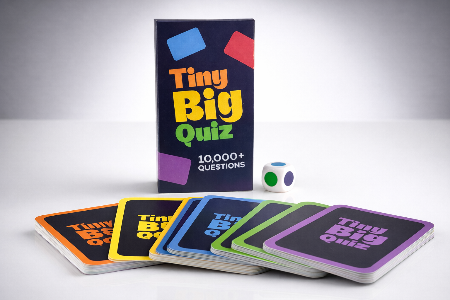 Tiny Big Quiz Trivia Card Game | Travel Game for Holidays | Players 2 + | Age 8+